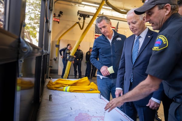 President Biden and Governor Newsom Address the LA Fires